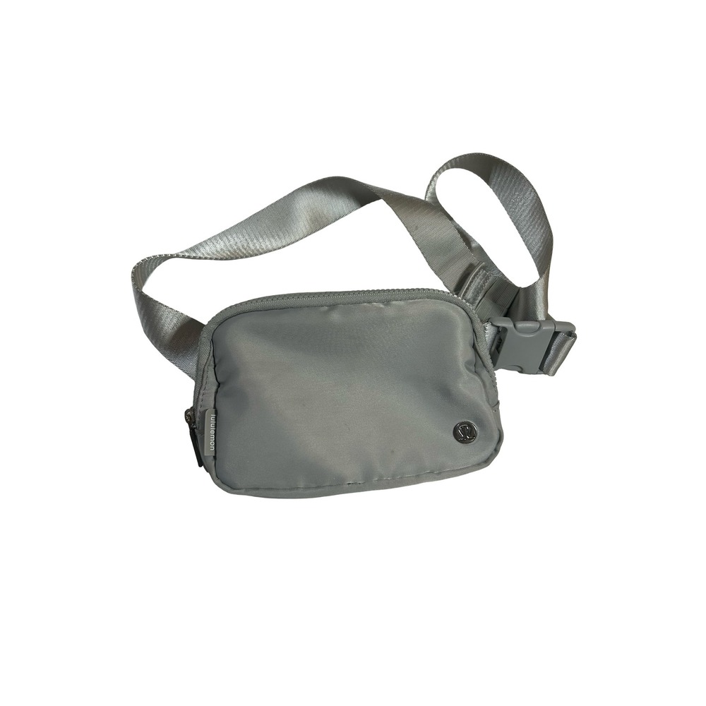 Lululemon Everywhere Belt Bag 1L Grey Nylon Waist Pack Crossbody Bag